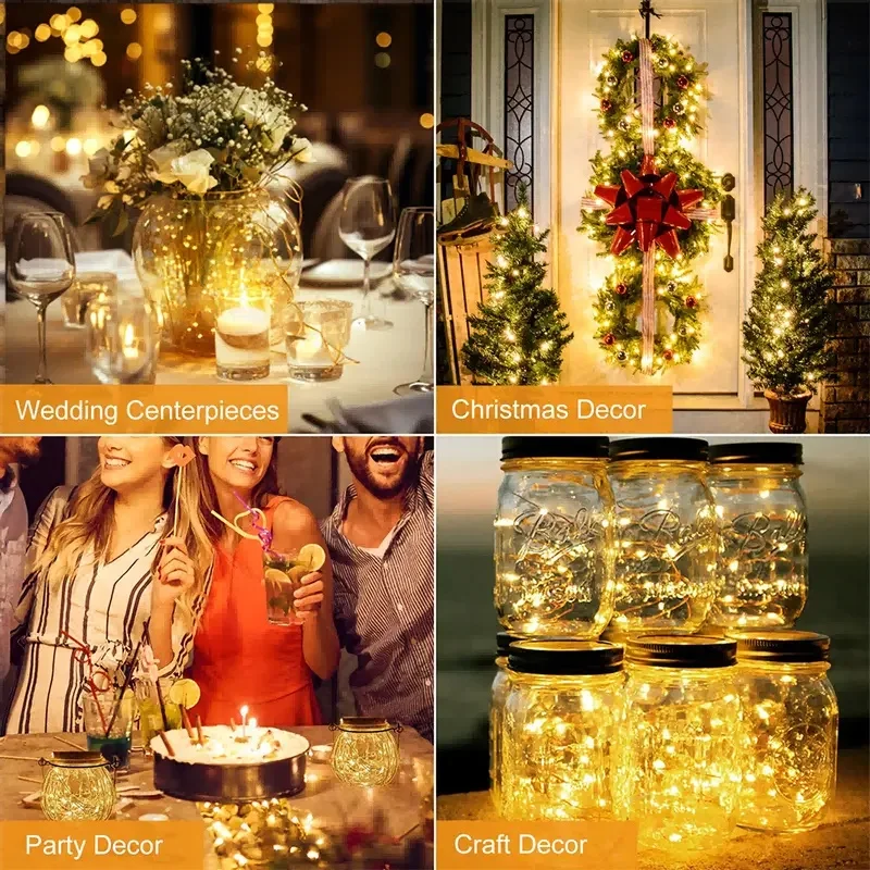 LED String Light 1/2/3/5/10M Waterproof String Lights Holiday Decoration  Fairy Lights Outdoor Garden Christmas String Lights - 5