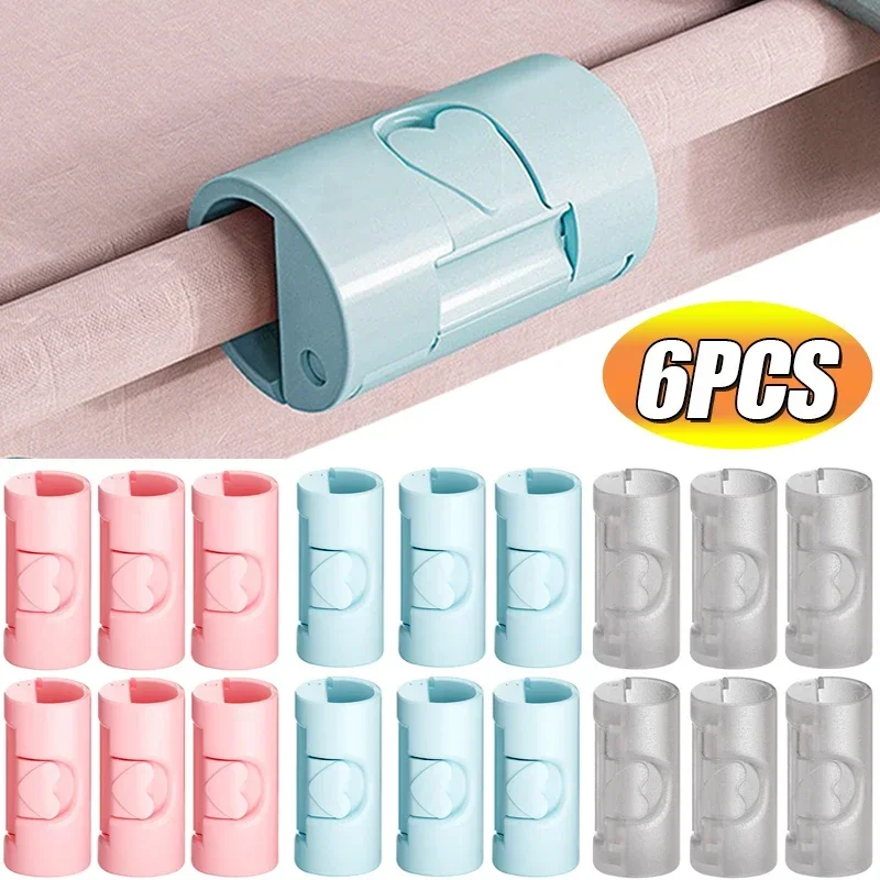 

1/4/6Pcs BedSheet Clips Plastic Slip-Resistant Clamp Quilt Bed Clipper Cover Blanket Buckles Quilt Holder Fasteners Clothes Pegs