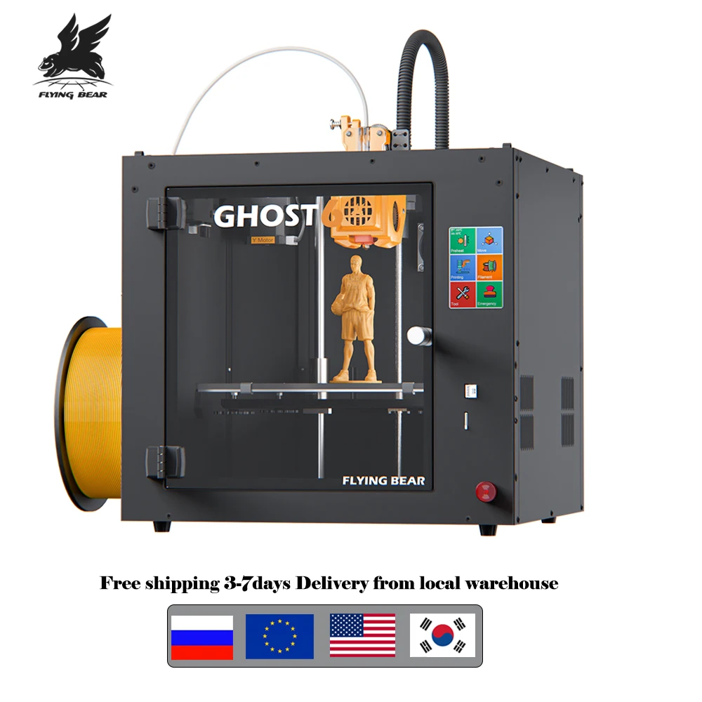 Flying Bear Ghost 6 New Version Fast Printing High Precision 3d Printer Wifi Connection Direct Extruder CoreXY Machine Filament