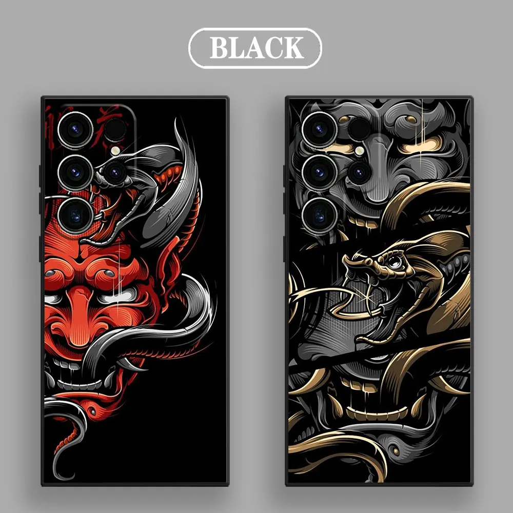 Samurai Hannya Mask Ghost Phone Case Cover