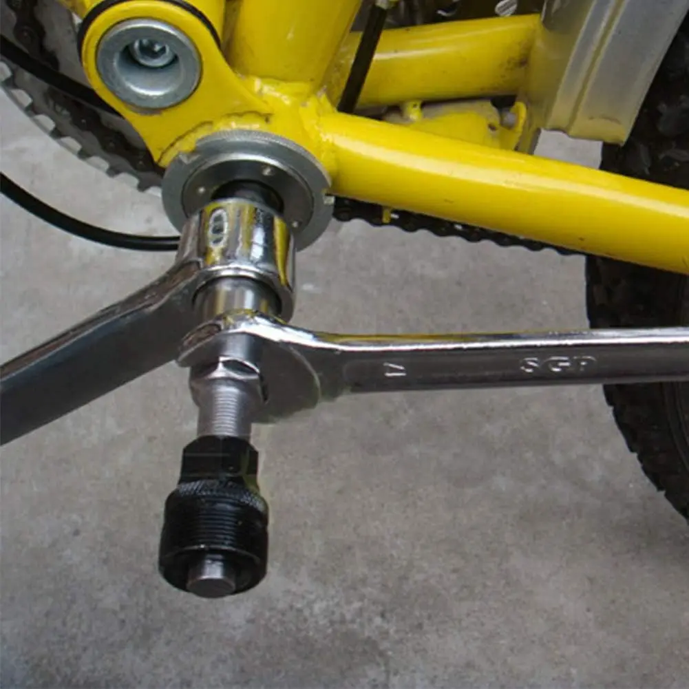 Stahl-Fahrradkurbel-Abzieher Tretlager-Entferner Reparaturwerkzeug Outdoor-Radfahren Tretlager-Wartungswerkzeug Fahrradzubehör – Detail 8