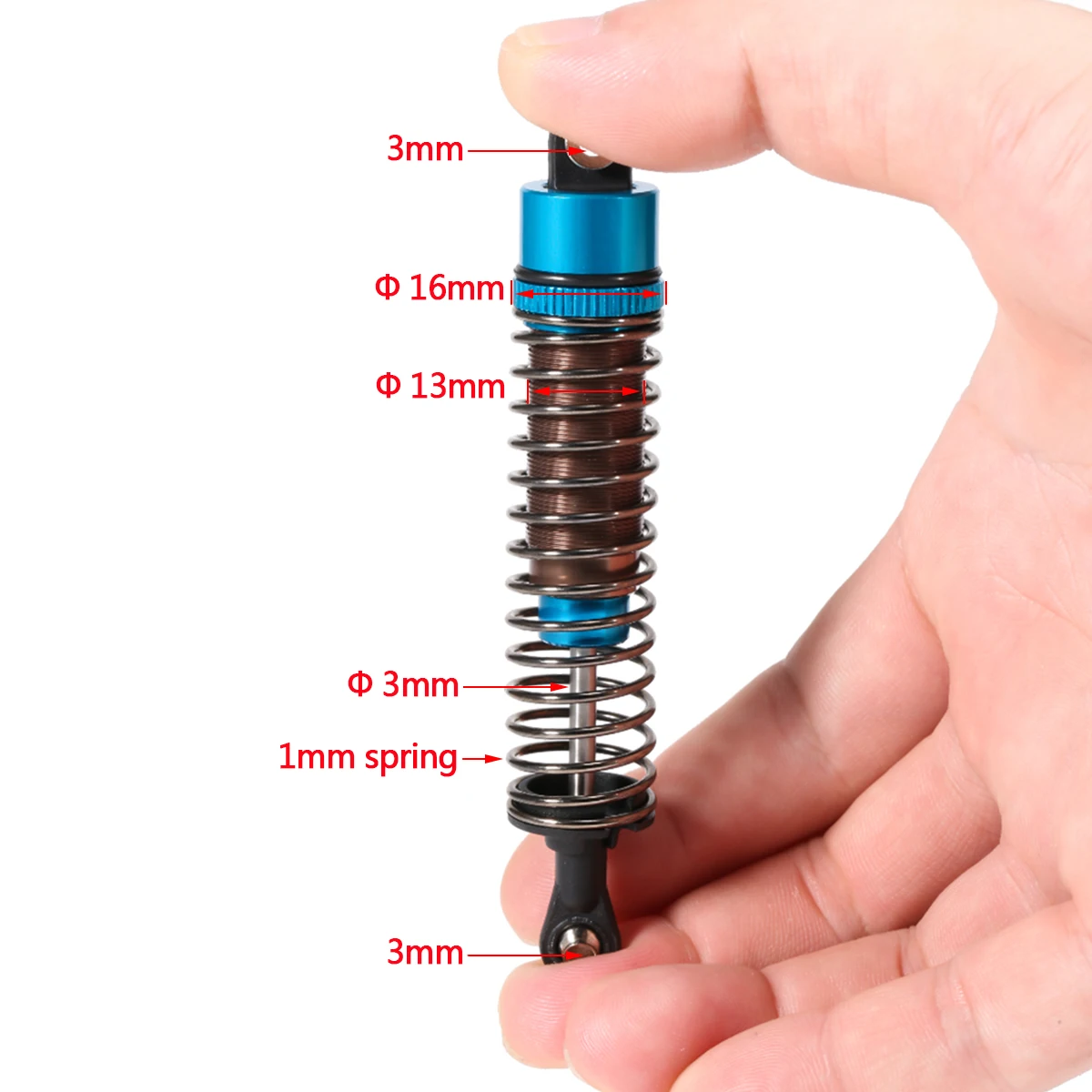 Premium Adjustable Oil-Filled Shocks (4-Pack)
