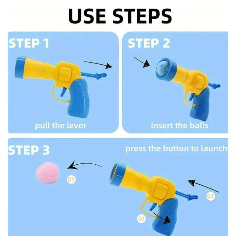 Interactive Launch Training Cat Toy Including Launcher and Bubble Ball Suitable It Is A Sports Toy That Promotes Love and Trust