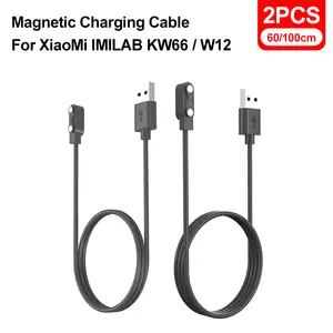 Adaptador de cargador de base de reloj inteligente magnético, Cable de  carga USB para W11, 40mm