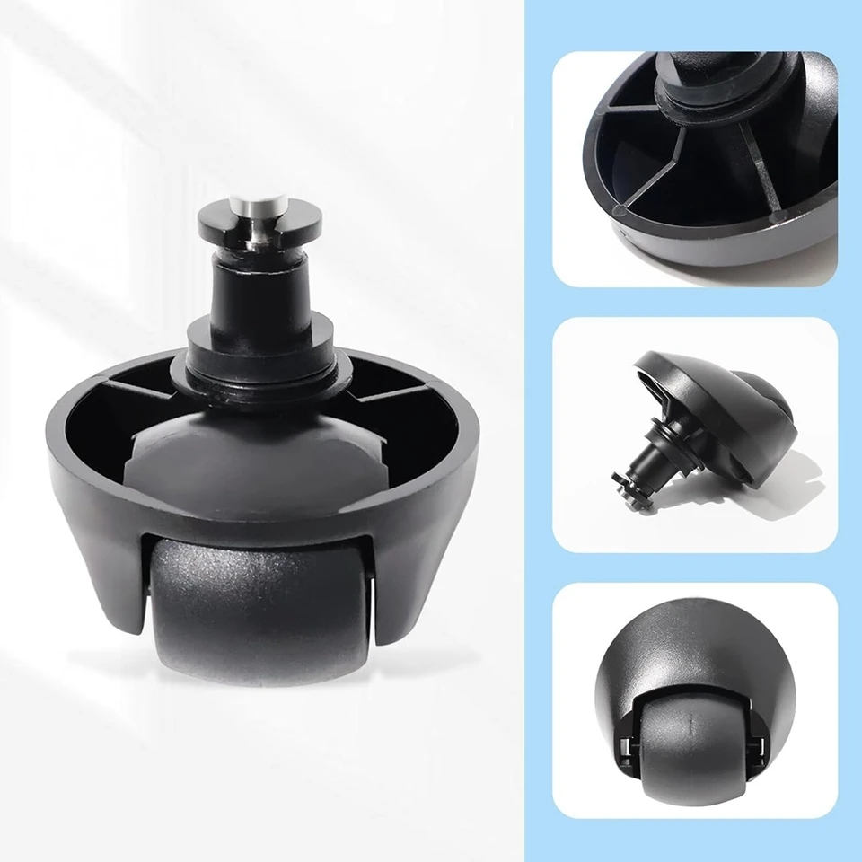 Ruota anteriore,Silent Wheel,basso rumore per Dreame D9/L40s Ultra CE/L20 Ultra/L40 Ultra/L10s Pro Gen2/L10s Pro Ultra Heat/L10s Pro Ultra/X40 Ultra/X40 Master/L40 Ultra AE4/D9 Max Gen 2