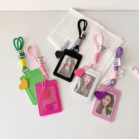 Idol Protective Case Bag Bus Cards Sleeves Korean Photocard Holder Display Bag Pendant Photo Card Protective Cover Card Holder 1