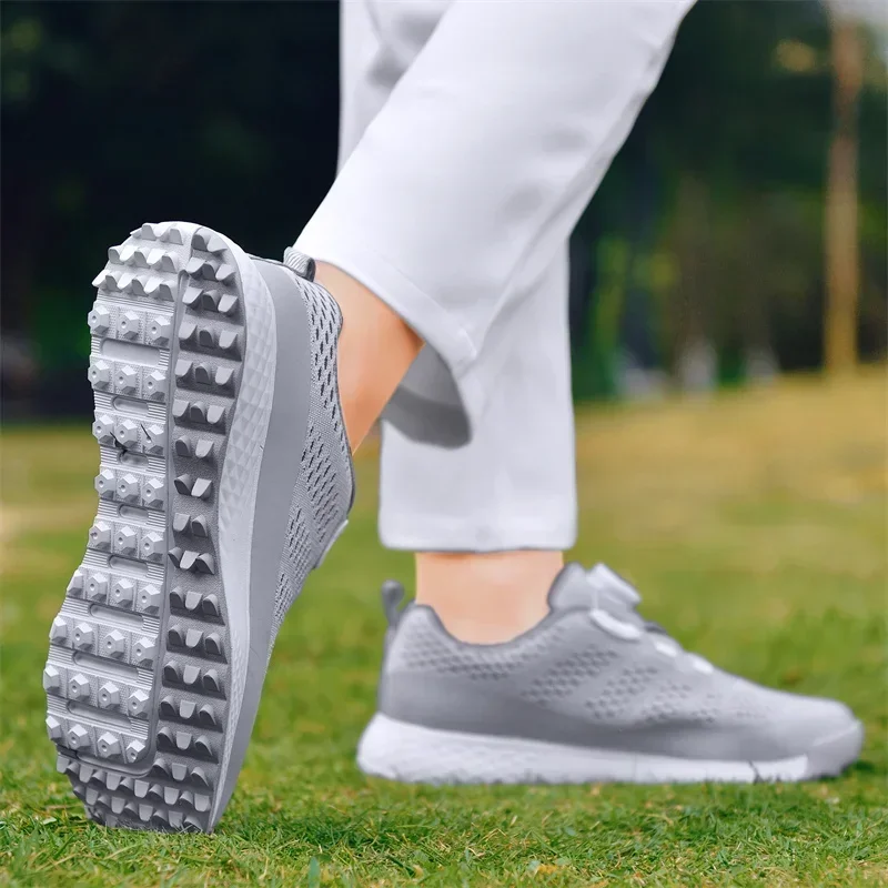 Golf Shoes for Men Breathable Non-slip Golf Sneakers Grass Walking Golfing Footwear