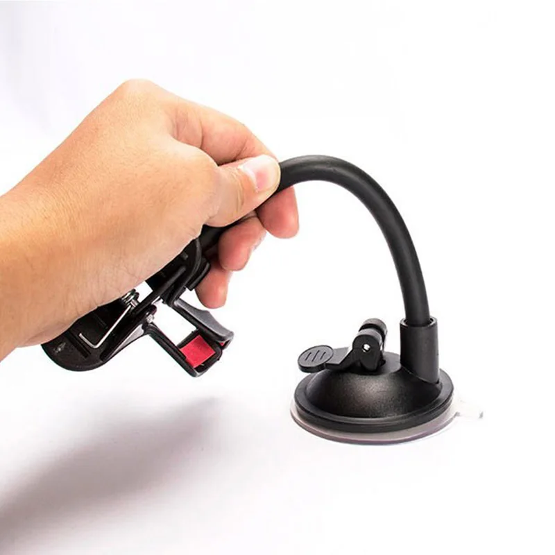Supporto per telefono cellulare per auto Supporto universale per ventosa per cruscotto girevole a 360 gradi Supporti per parabrezza GPS Dispositivo di staffa di supporto pieghevole automatico - Image 5