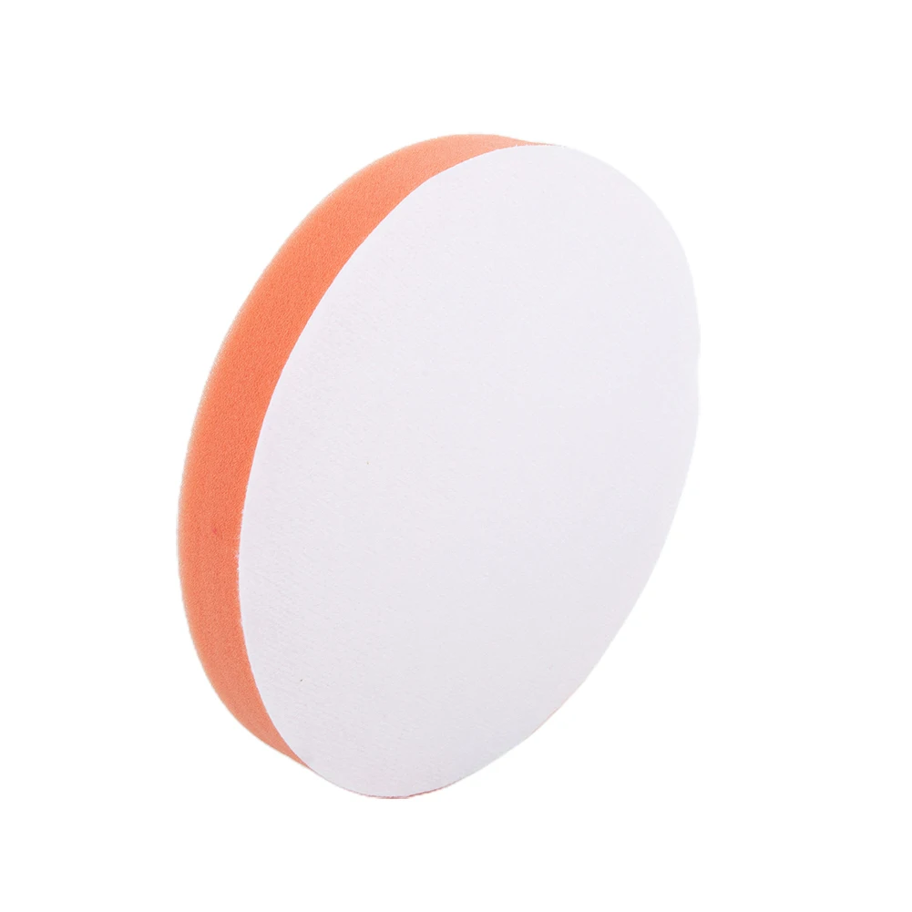 7inch Pad 180mm Polishing Sponge Waxing Buffing Care Flat Orange Rotary Tool Practical Replacement Accessories