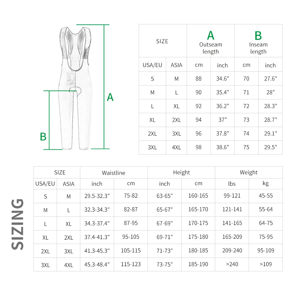 Men Cycling Long Pants Summer Winter Gel Pad Reflective Bike Bib Pants Breathable Bicycle Trousers With Rear Pocket