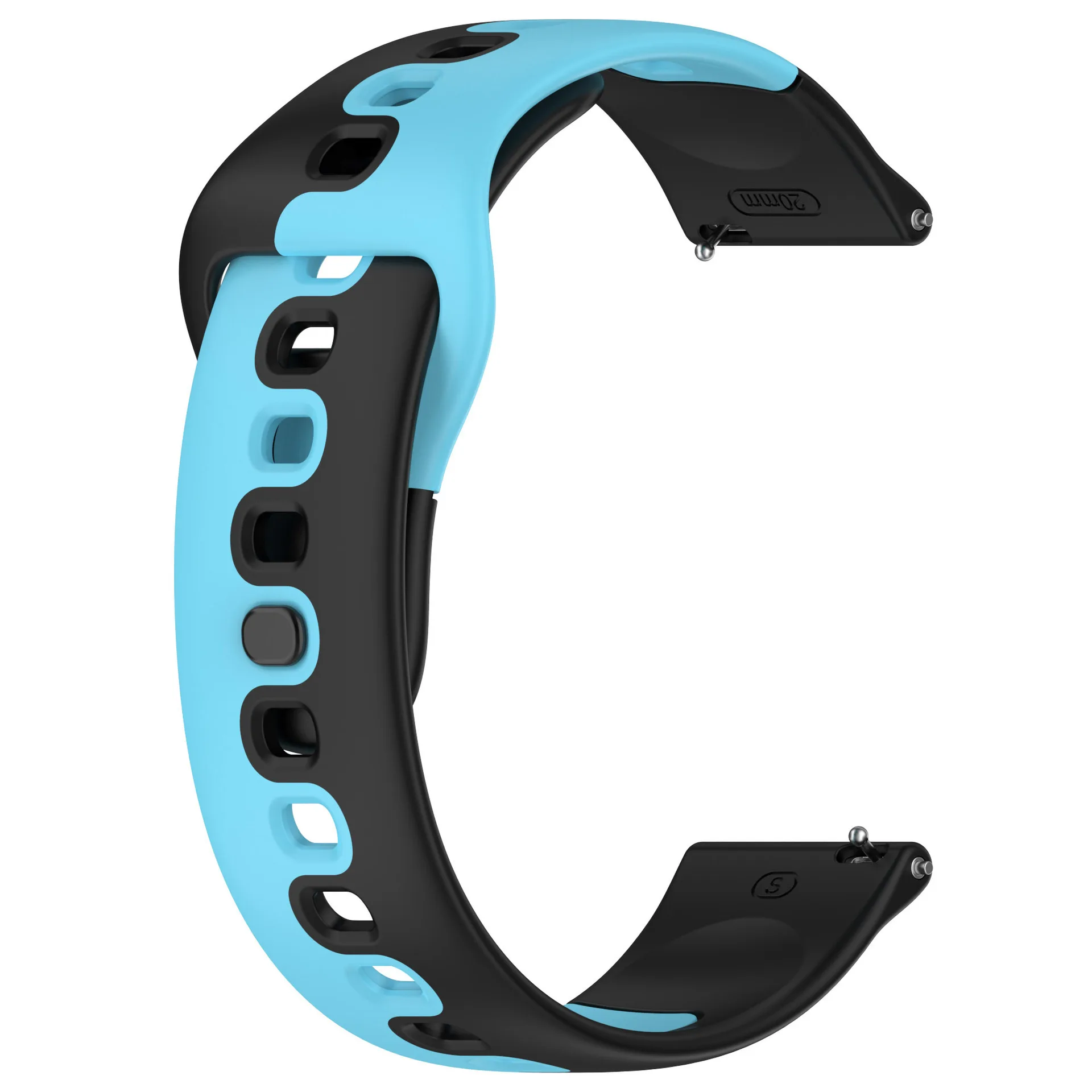 Silicone Sports Watch Strap - 20mm/22mm Band