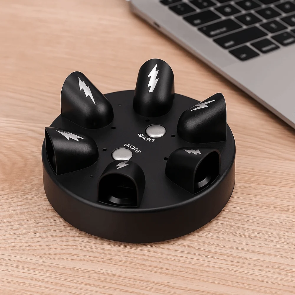 Punishment Electric Shock Finger Game Funny Props Finger Game Machine Interesting Tricky Electric Shocking Roulette