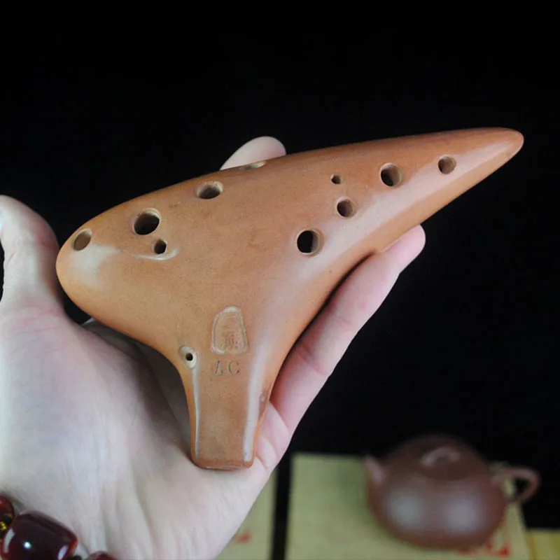 

Pottery Ocarina Orff Instruments 12 Holes Base Ocarina of Time Professional Musical Instrumentation Accessories Legend Ocarinas