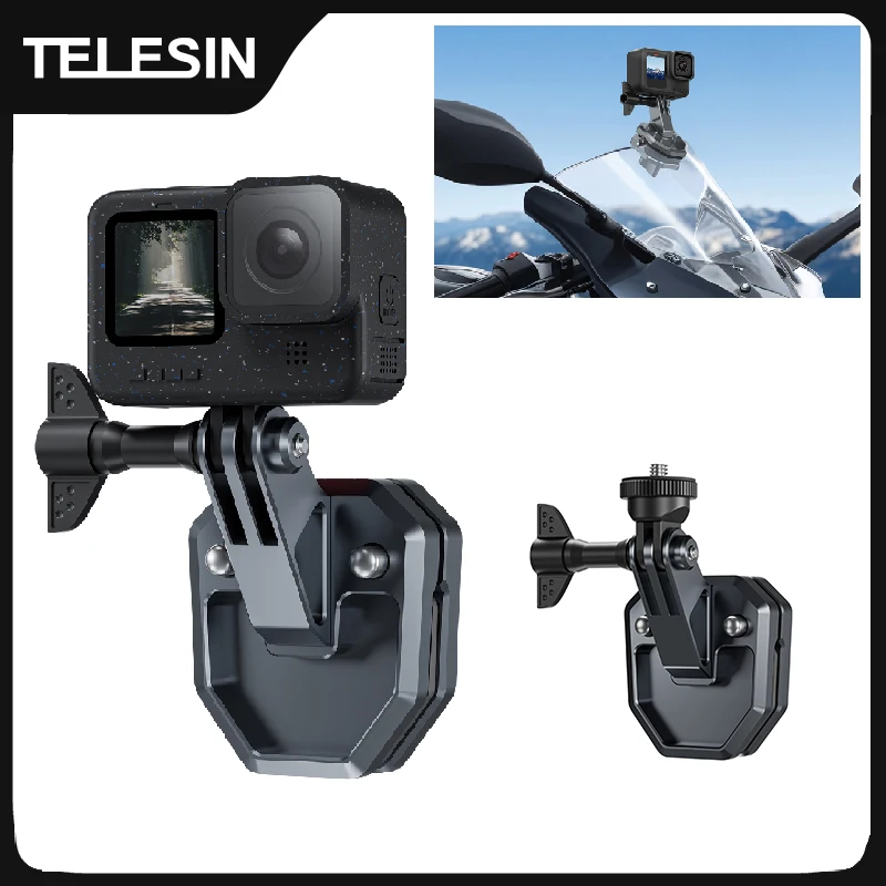 gimbal motorcycle helmet NEEWER GP20 Head Strap Mount Slip Rings Additionally Motorcycle Helmet Chin Mount for