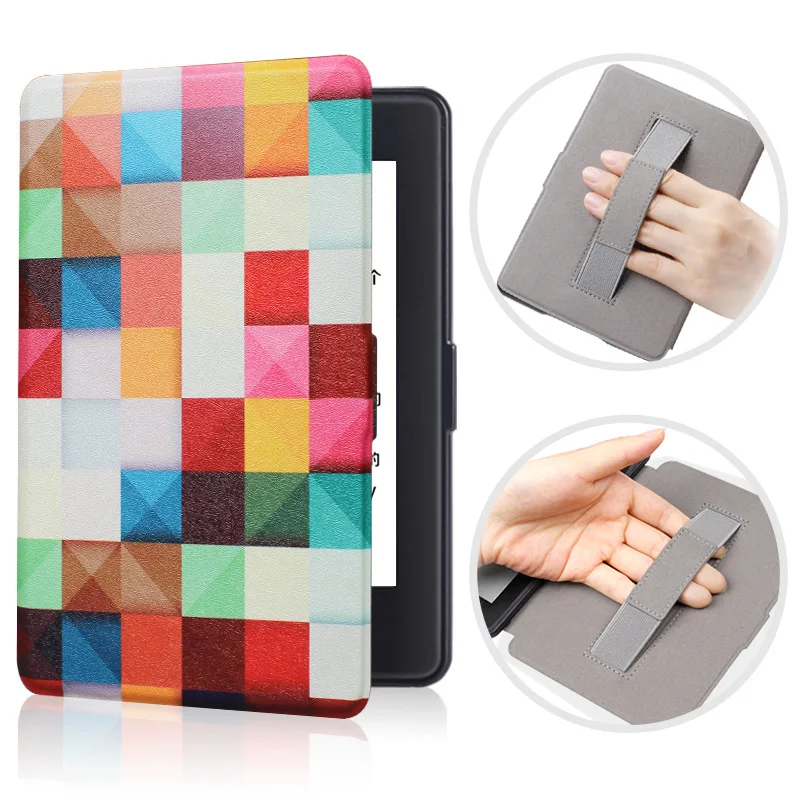 thumbnail image 1 of Funda para Kindle Paperwhite 11.ª generación 6,8 pulgadas 2021 + protector de pantalla Correa de mano Funda Ebook Activación automática Sueño M2L3EK M2L4EK, 1 of 5