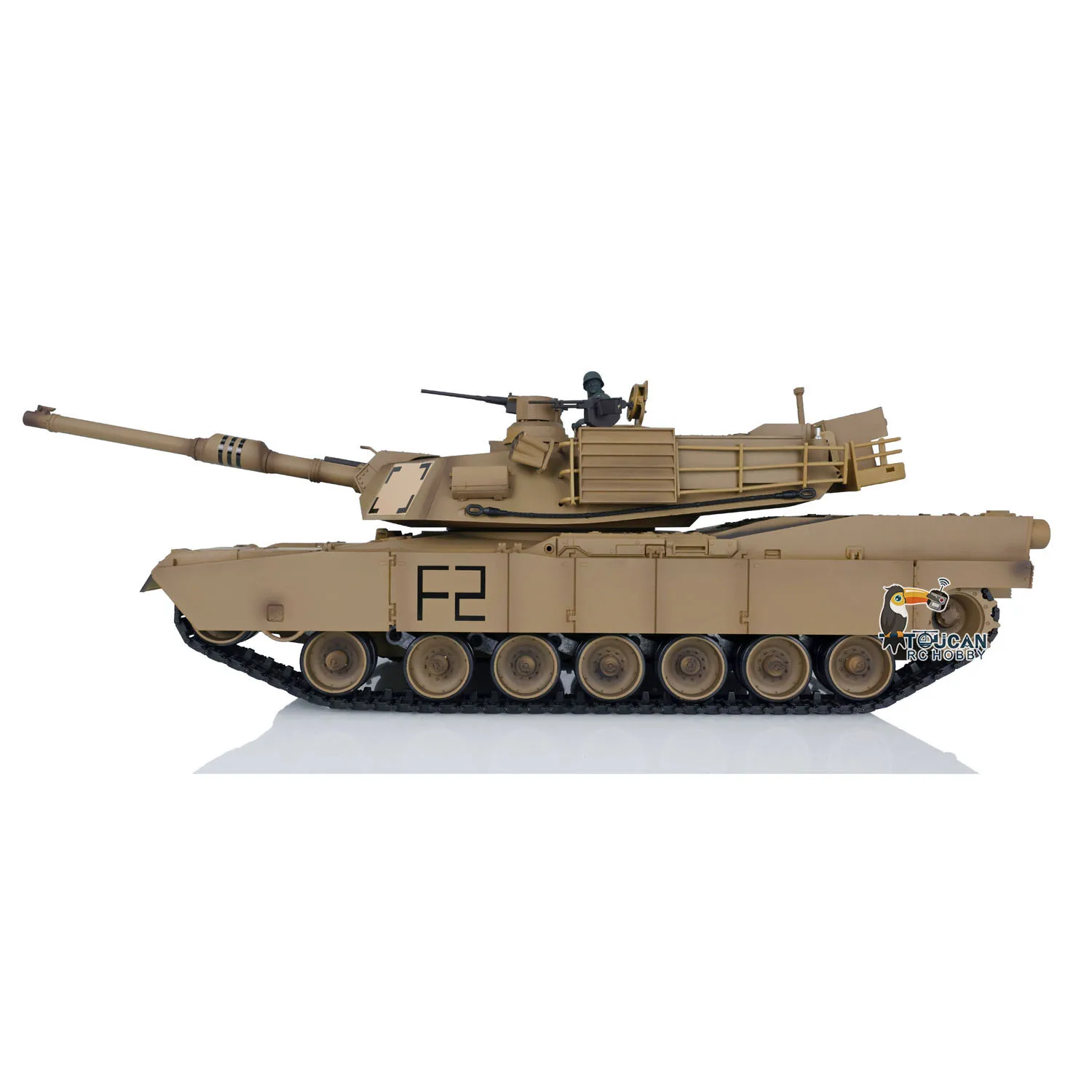 1/16 Scale 2.4Ghz Heng Long 7.0 Plastic Ver M1A2 Abrams RTR RC Tank 3918 Toucan Model TH17788-SMT8 4