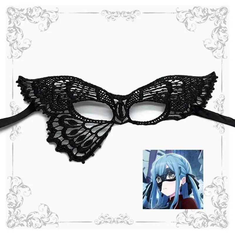 ave mujica Masquerade ドロリス　sec BanG Dream! Ave Mujica Black Lace Mask Anime Figure Doloris