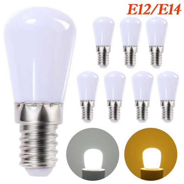 5/1Pcs LED Fridge Light Bulbs E12/E14 220V Mini Lamp Home Kitchen  Refrigerator Cabinet Night Lights Sewing Machine LED Lamps - AliExpress