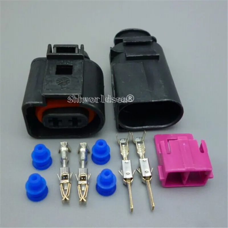 Premium 2-Pin 3.5mm Waterproof Wiring Harness Connector with Electrical Horn Plug