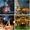 Solar Outdoor String Lights 10M 7M G40 Globe Patio Lights Solar Powered Shatterproof Hanging Lights for Porch Garden Backyard 5