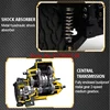 Refit 4WD Off-Road Remote Control Truck Model 16CH Smoking Lighing Alloy Underbody Differential Lock Brake Function RC Truck 6