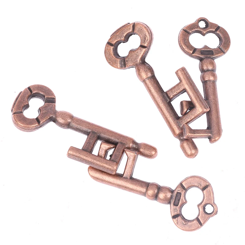 

Декомпрессионные игрушки, прибор для проверки мозга, блокировка ключа, развивающая игрушка, кольцо для ключей из сплава, головоломка для детей, малыш, головоломка для ключей для развития интеллекта