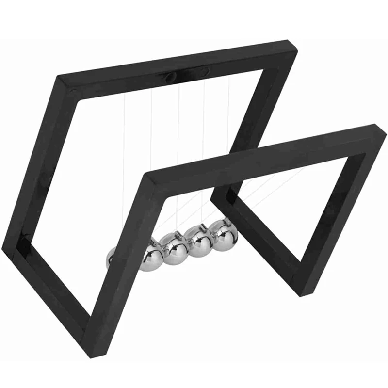 Newtons Cradle Balance Pendulum 5 Balls Perpetual Motion Art Decompressive Science Psychology Home Offic Decor Desk Toys