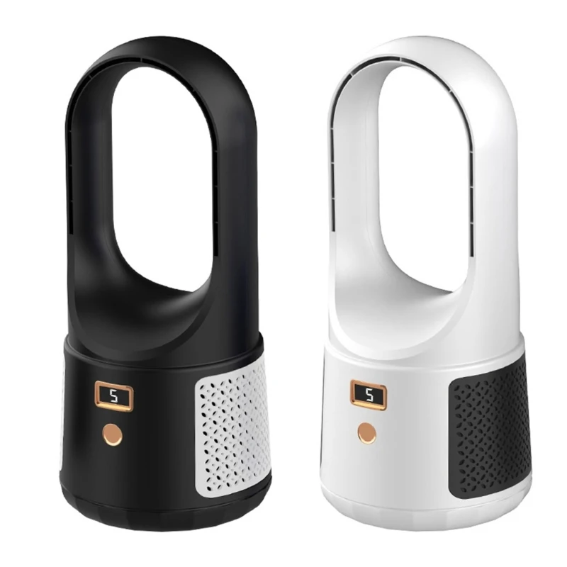 

M2EE Small Bladeless Cooling Fan with 6 Speeds Lightweight Portable Table Fans