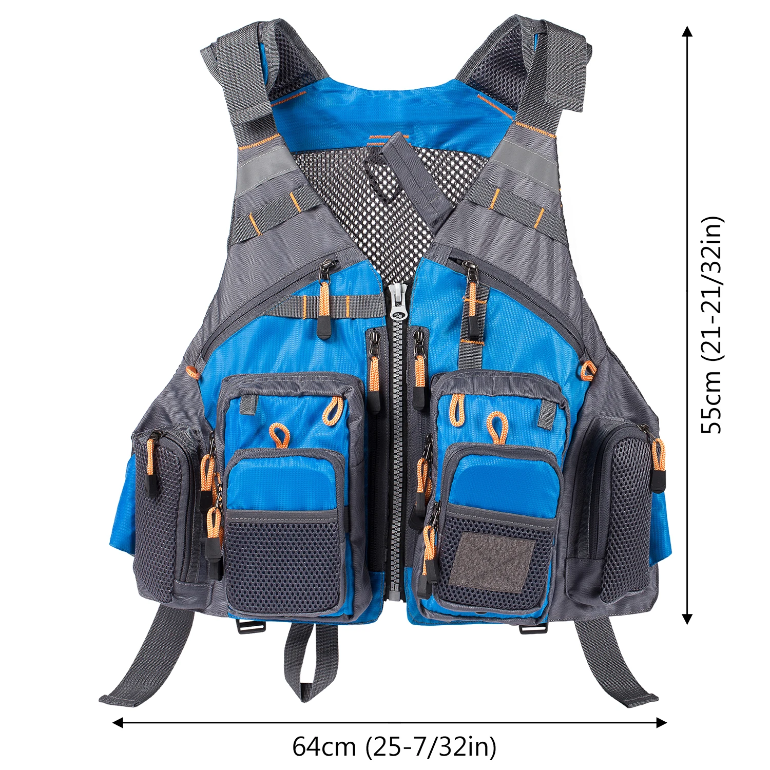 Bassdash atmungsaktive angler weste outdoor sport fliegen schwimmen verstellbar weste angeln gerät – Detail 5