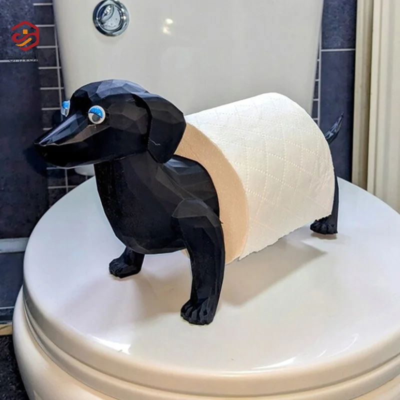 Pig Frog Toilet Roll Holder 3D Printed Tissue Paper Storage Stand Cute Bathroom Decor, toilet paper holder,toilet paper rack,toilet roll holder,tissue holder