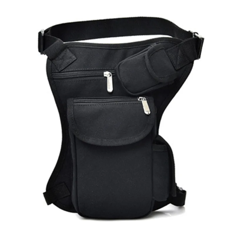 Men's Drop Leg Bag Waist Pack Adjustable Thigh Belt Hiking 800D Waterproof Nylon Motorcycle Riding Camping Bag 5