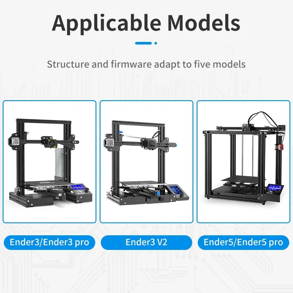 Creality-mainboard Silenciosa para Impressora 3d Placa-mãe Muda 32 Bits V4.2.7 Ender3 Pro Ender5 - Imagem 5