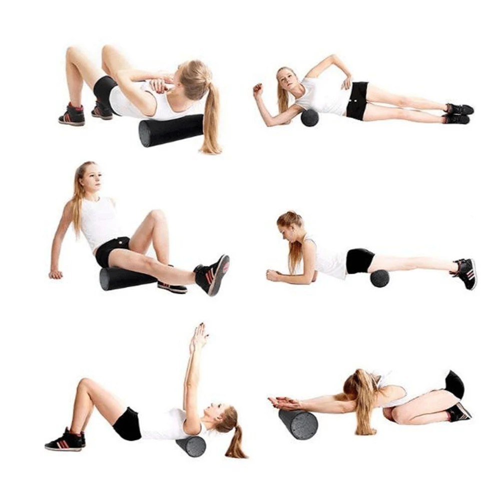 Yoga Foam Roller Professional Gym Body Buliding Massage Roller Washable Lightweight Workout Exercise Training Equipm