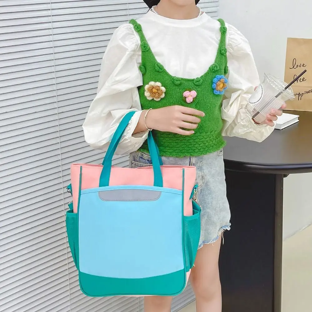 유용한 옥스포드 헝겊 문서 파일 가방 대용량 방진 싱글 숄더 백 편지지 보관 가방 사무용품