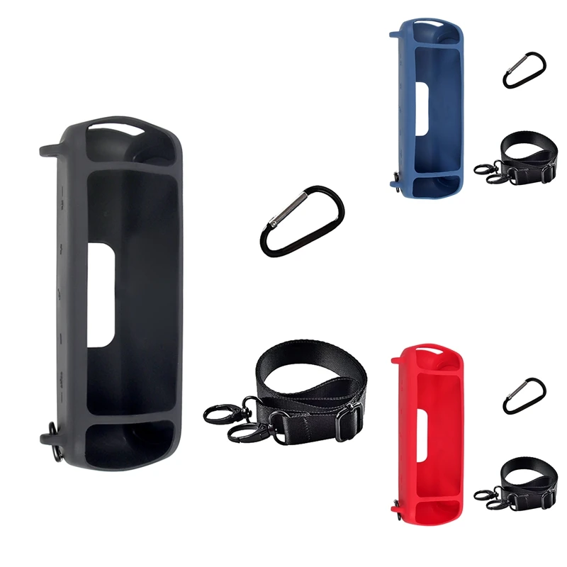 

Силиконовая модель для Anker Soundcore Motion + Bluetooth-динамик, водонепроницаемый резиновый Дорожный Чехол с карабином