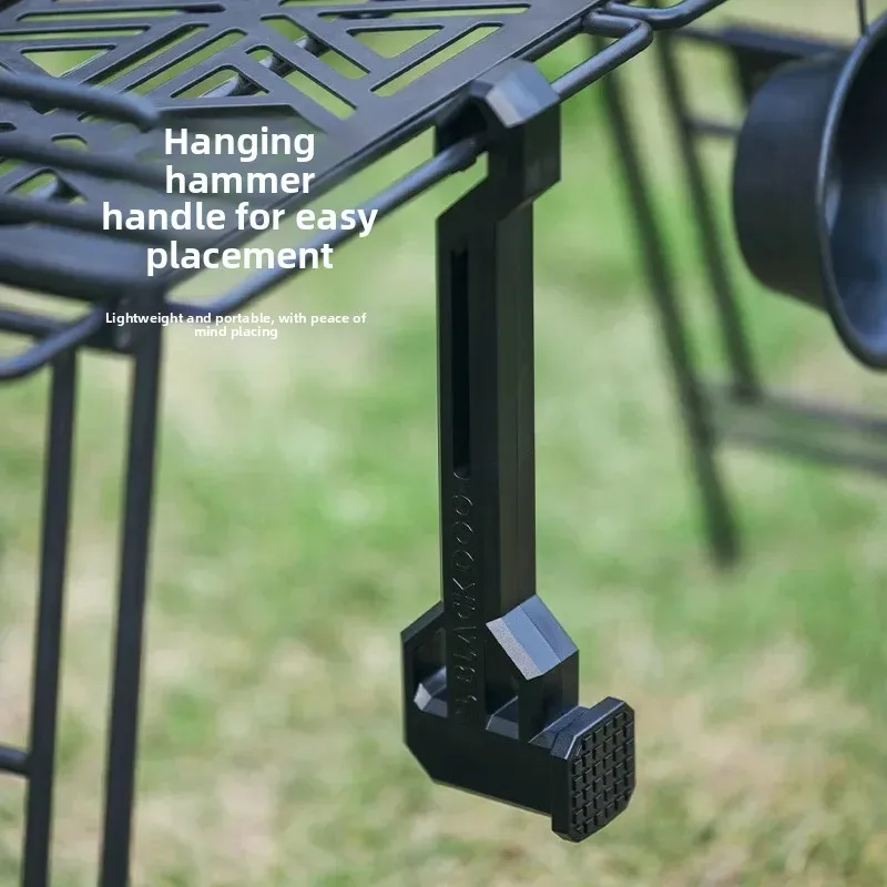 Naturehike BLACKDOG Outdoor Tent Ground Nail Hammer Outdoor Camping Plastic Ground Nail Awning Hammer Gadget Portable tent pegs camping tent accessories