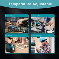Cordless Electric Soldering Iron Station Tool For Makita 18V Battery Welding Machine Torch 60W PCB Repair Tool For Home Outdoor - Image 5