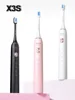 SOOCAS X3S Adult Sonic Electric Smart Toothbrush IPX8 Waterproof 180 Days Battery Life Ultrasonic Soft Cloud Toothbrush Heads 3