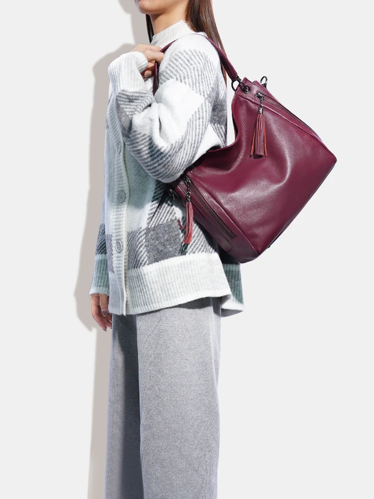 バッグ GRANCY DenimpantsStyle ShoulderBag Amazon.com: zency 6 Colors Fashion 100% Real Genuine Leather