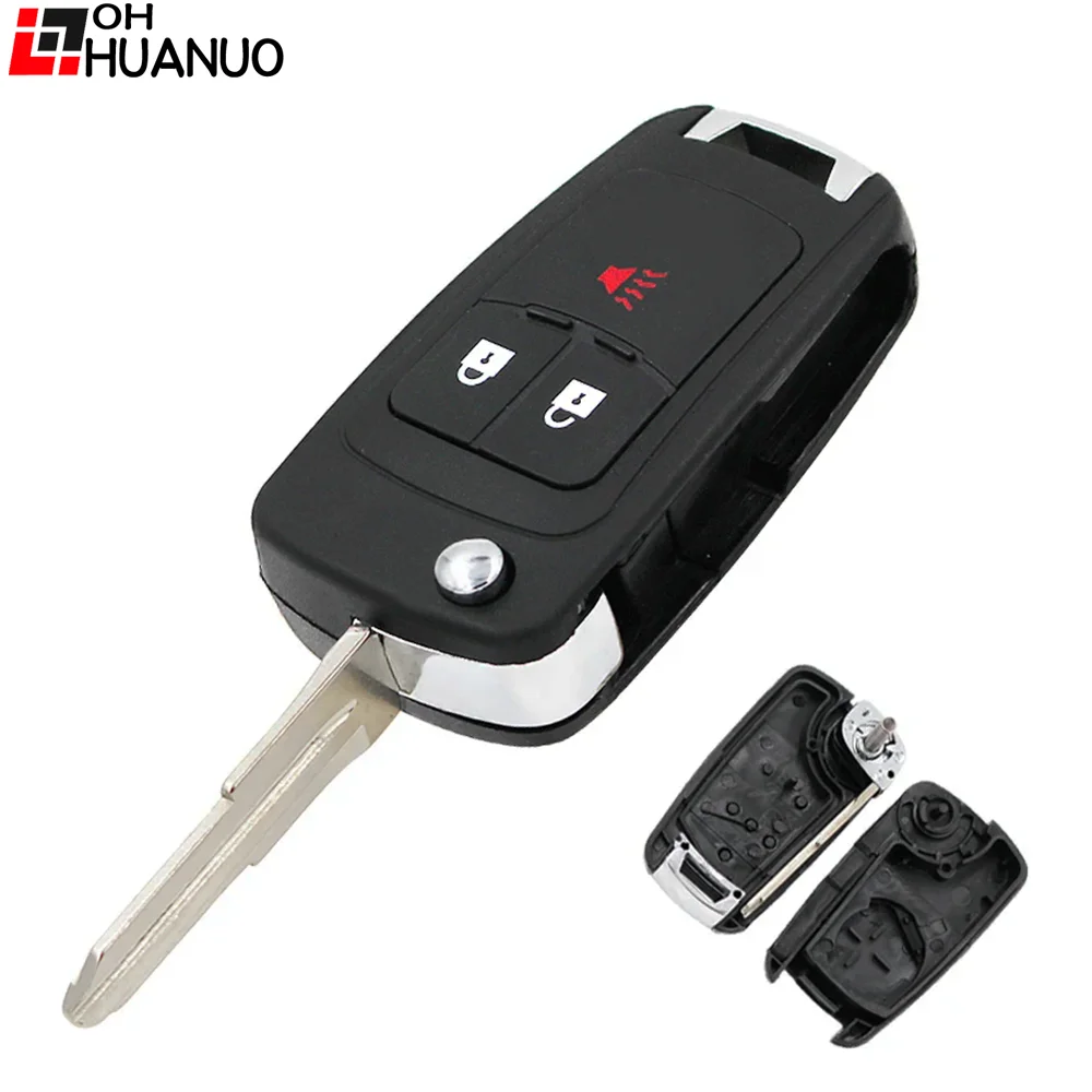 3/2 + 1 Buttons Replacement Key Shell case fob for CHEVROLET Spark Flip Remote Key Fob