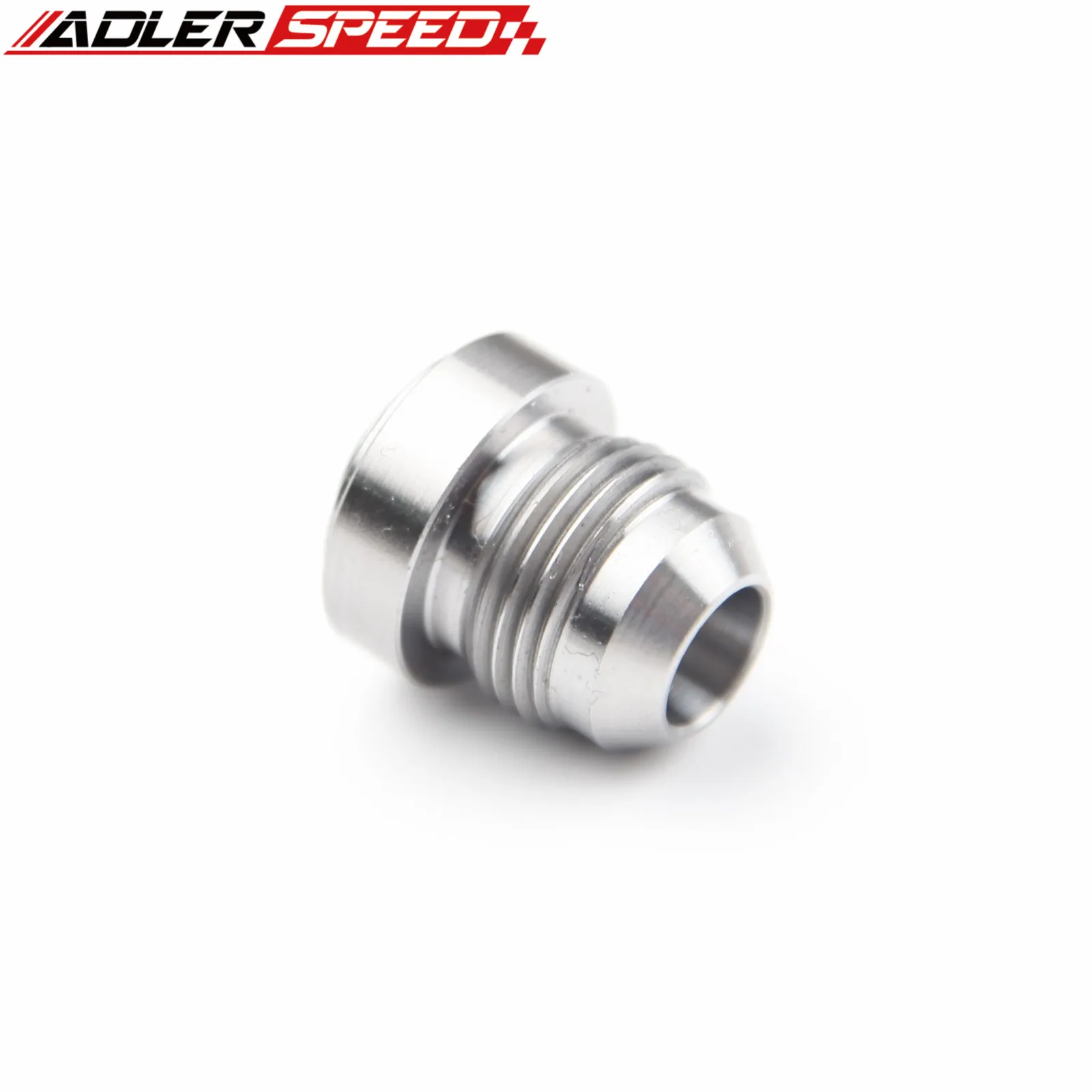 ADLERSPEED 2PCS -8 AN 8AN AN8 AN-8 수 연강 용접 피팅 마개 실버