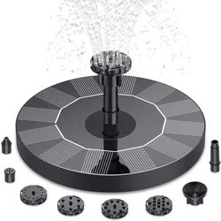 Eco-Friendly Floating Solar Fountain Pumps for Bird Baths, Garden Pools & Pond Decor (18cm)