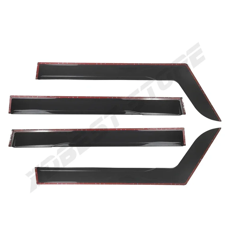Jimny Window Visor Sun Rain Deflector Windows Rain Guard Weathershield For Suzuki New Jimny 5 Door JC74 XL