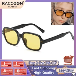 Fashion Vintage Rectangle Sunglasses Women Luxury Retro Eyewear Brand Design Gradient Lens Square Rivets Sun Glasses Men Shades
