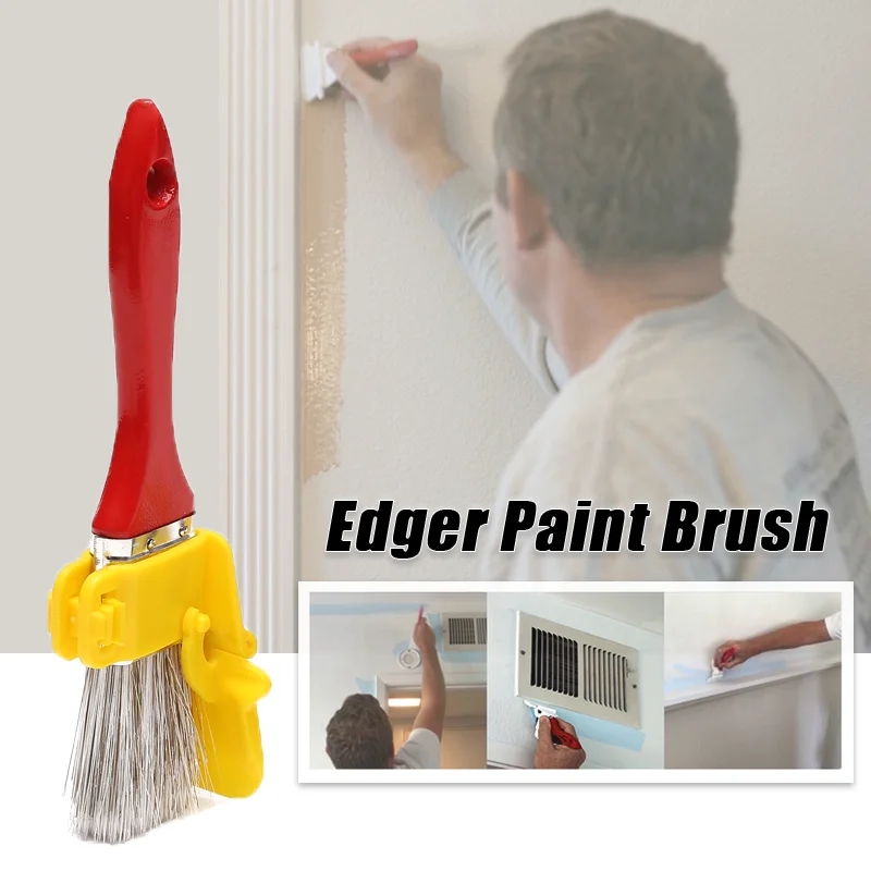 1Set Clean Cut Paint Edger Brush Home Wall Edger Paint Brush Wall