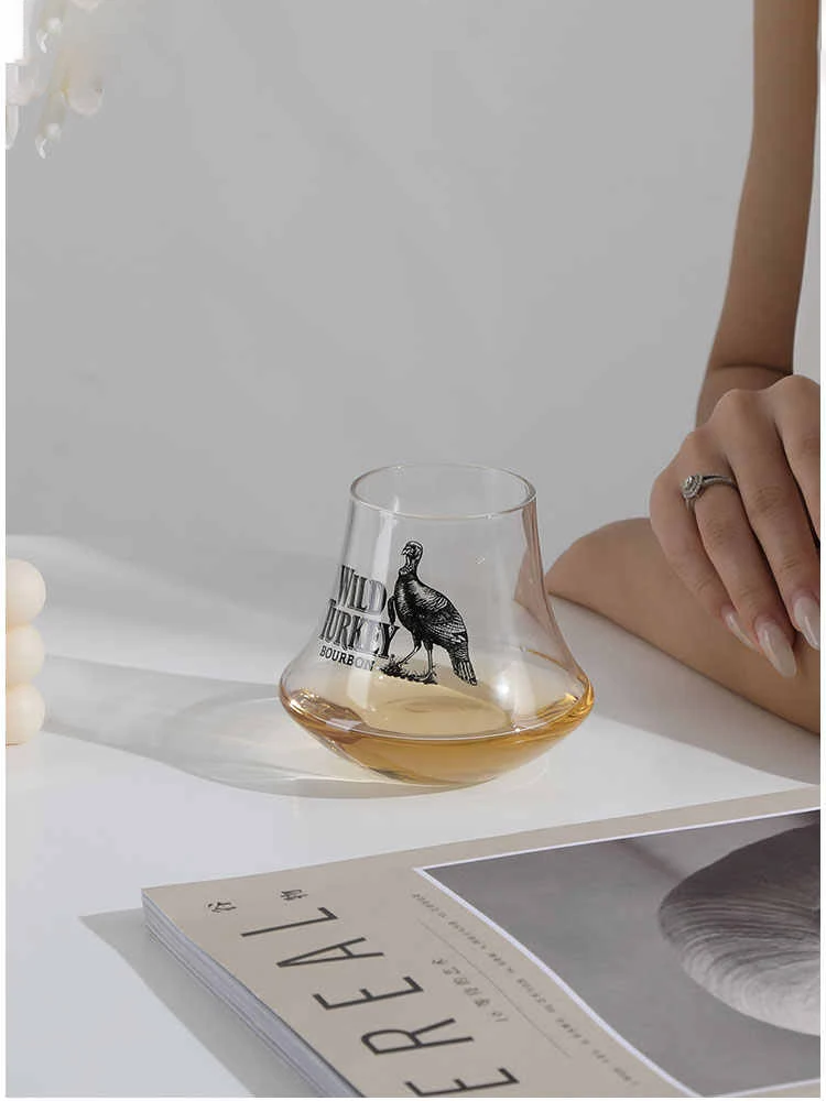 Wild Turkey Glasses Lattes Iced Drops Coffee Mugs Whiskey Dlasses Drink Mug Wine American glass