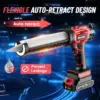Cordless Caulking Gun[2024 Upgraded], 21V Battery Powered Caulk Gun w/2 x 2.0AH Batteries, Electric Caulking Gun w/LED Li 4