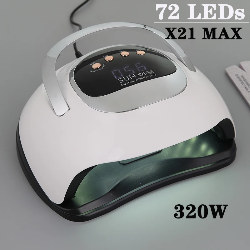 

320 Вт, Лампа SUN X21MAX для сушки гель-лака, 72 светодиода