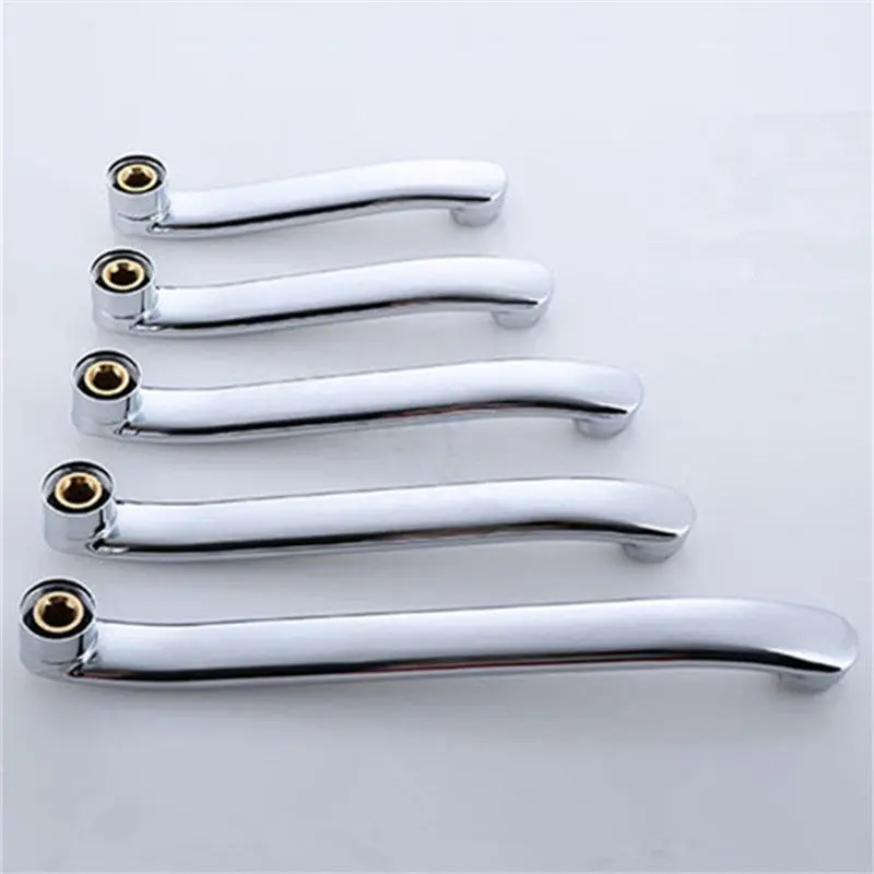Brass Pipe Fitting In-wall Kitchen Faucet Leaking Repair Parts Movable Connector Water Outlet Elbow S-bend Extension Tube Bubbler Water Pipe