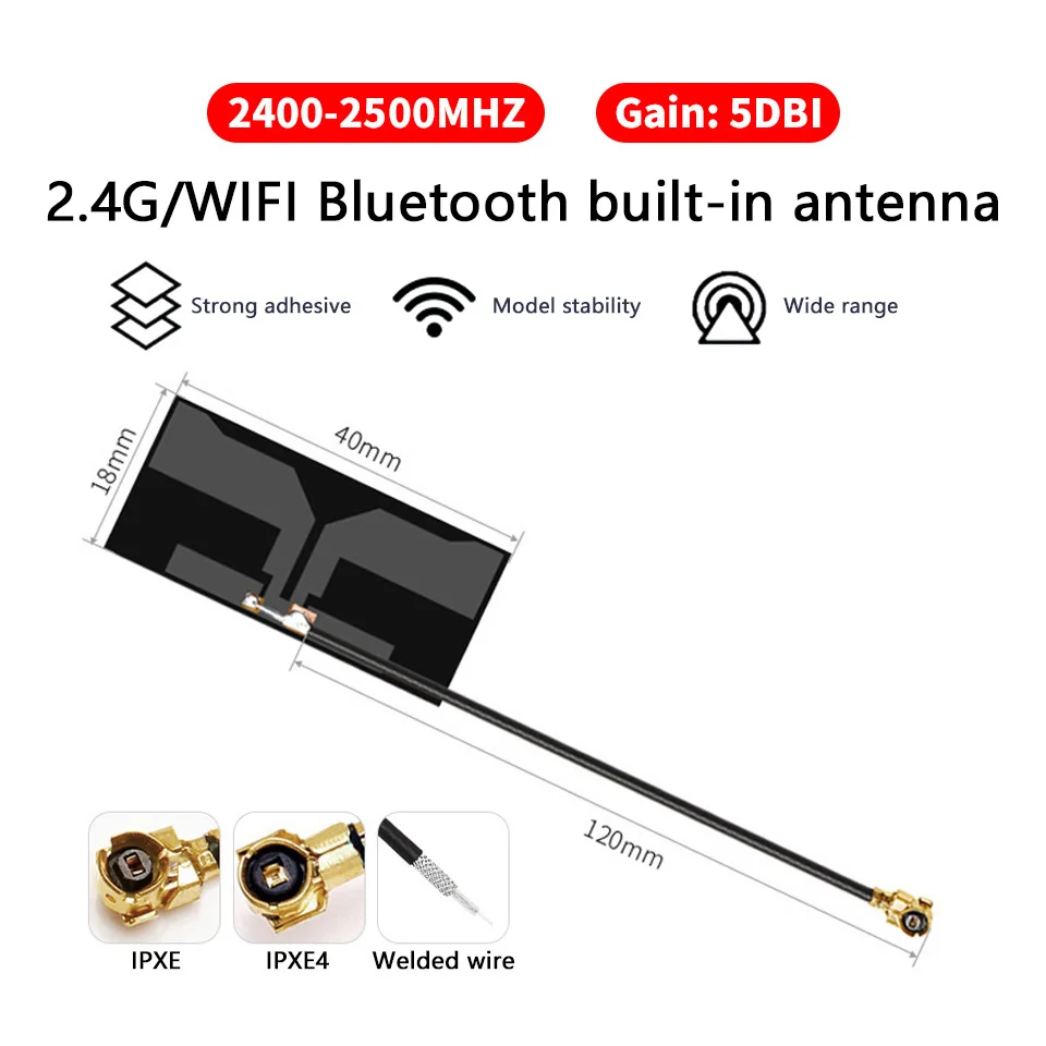 Bluetoothおよびwifiアンテナモジュール,2ユニット,5dbi 2.4g